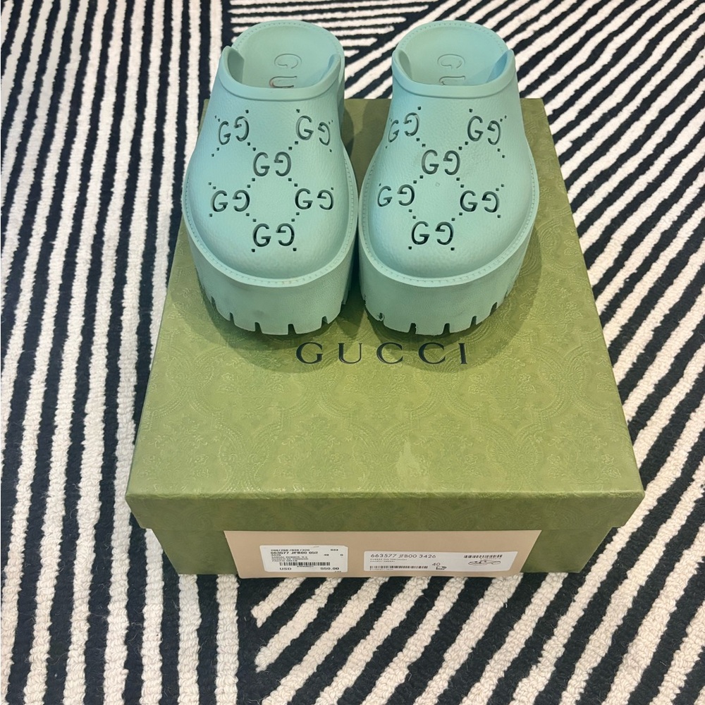 Gucci Platform Slides